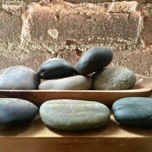 Hot stones for massage